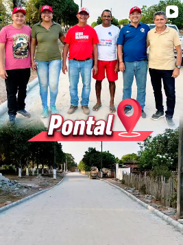 Prefeito Zé Martins acompanha obras de pavimentação no povoado Pontal